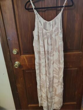 J Valdi Swim One-piece Sleeveless Pocket Jumpsuit Swimwear Cover-up Malibu XL